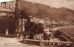 MONACO - Monte Carlo - Vue Sur La Gare Prise Des Terrasses De Monte Carlo - Carte Postale Ancienne - Monte-Carlo