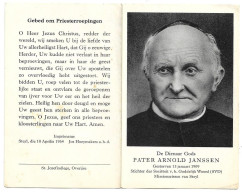 Doodsprentje  *  Pater Arnold Janssen ( + 1909) Stichter Sociëteit V.h. Goddelijk Woord - Missionarissen Van Steyl - Religion & Esotérisme