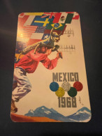 CP + Timbre Jeux Olympiques De MEXICO 1968 Carte Maximum - Verano 1968: México