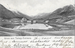 GRUSS AUS TARASP-FONTANA ► Kleines Dorf Bei Scuol Anno 1908 - Tarasp