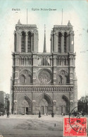 FRANCE - Paris - Vue De L'église Notre Dame - Animé - Carte Postale Ancienne - Notre Dame De Paris