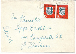 0503e: Saarland- Bedarfsbrief 1957, Nach Österreich Gelaufen - Briefe U. Dokumente
