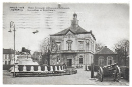 CPA Bourg-Léopold, Maison Communale Et Monument Du Souvenir - Leopoldsburg