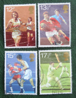 Sport Rugby Boxing Cricket (Mi 850-853) 1980 Used Gebruikt Oblitere ENGLAND GRANDE-BRETAGNE GB GREAT BRITAIN - Used Stamps