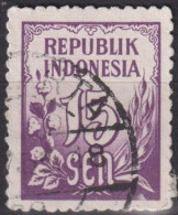 1951 Indonesien ° Mi:ID 79, Sn:ID 374, Yt:ID 33, Rice And Cotton - Indonésie
