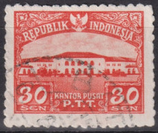 1953 Indonesien ° Mi:ID 100, Sn:ID 377, Yt:ID 53, General Post Office Building - Indonésie