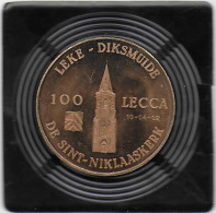 100 LECCA 1982 LEKE-DIKSMUIDE - Tokens Of Communes