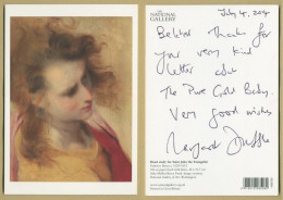 Margaret Drabble - English Writer - Autograph Card Signed - Swindon 2014 - Schrijvers