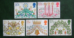 Natale Weihnachten Xmas Noel Kerst (Mi 856-860) 1980 Used Gebruikt Oblitere ENGLAND GRANDE-BRETAGNE GB GREAT BRITAIN - Used Stamps