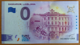0 Euro Souvenir BANKARIUM - LJUBLJANA Slovenia HEAB 2023-1 Nr. 1088 - Otros – Europa