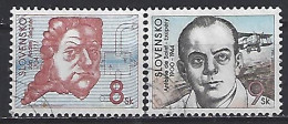 Slovakia 1994  Personaleties (o) Mi.189-190 - Gebraucht