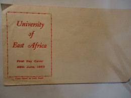 SOUTH AFRICA  MNH EMPTY  FDC  1963   UNIVERSITY  OF EAST AFRICA - Autres & Non Classés