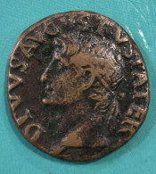 IMPERIO ROMANO. OCTAVIO AUGUSTO. DUPONDIO..PESO 10.88 GR. REF AF2. - The Julio-Claudians (27 BC To 69 AD)