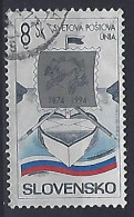 Slovakia 1994  120th Ann.of UPU (o) Mi.199 - Oblitérés