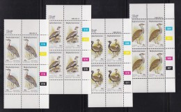 BOPHUTHATSWANA, 1983, MNH Controls Block Of 4, Birds Of The Veld, M 112-115, Scannr.X427 - Bofutatsuana