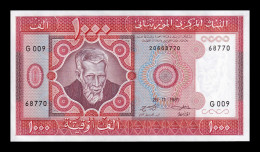 Mauritania 1000 Ouguiya 1981 Pick 3D Sc Unc - Mauritanië