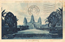 FRANCE - Paris 1931 - Exposition Coloniale Internationale - Temple D'Angkor Vat - Carte Postale Ancienne - Mostre