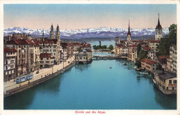 SUISSE - Zürich Und Die Alpen - Lac - Carte Postale Ancienne - Zürich