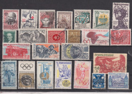 Timbres Oblitérés De Tchecoslovaquie D'années Diverses - Collections, Lots & Séries