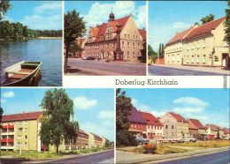 Doberlug-Kirchhain, Rathaus, HO-Gaststätte, Bahnhofstraße, Hauptstraße 1983 - Doberlug-Kirchhain