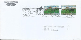 Envelope Czech Republic Machine Stamp *0.40 And 5 Kc - Autres & Non Classés