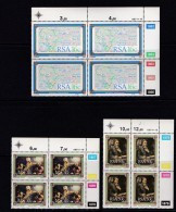 SOUTH AFRICA, 1987, MNH Control Block Of 4, Bible,  M 716-718, Scan X632 - Nuevos