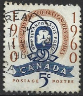 Canada U  316 (o) Usado. 1960 - Oblitérés