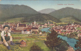 E4014) LEOBEN Von NORDEN - BUB In Lederhose Im Vordergrund Hockend - ALT !! 1916 - Leoben