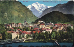 SUISSE - Jungfrau - Interlaken Mit Jungfrau - Carte Postale Ancienne - Autres & Non Classés