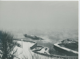 Photo Biarritz Années 80 Sous La Neige, Format 18/24 - Places