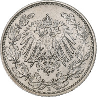 Empire Allemand, 1/2 Mark, 1919, Muldenhütten, Argent, TTB+, KM:17 - 1/2 Mark