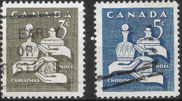 Canada U  367/368 (o) Usado. 1965 - Oblitérés