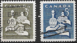 Canada U  367/368 (o) Usado. 1965 - Usados