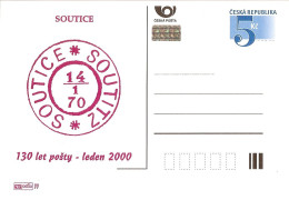 CDV B 209 Czech Republic Soutice Postoffice Anniversary 2000 - Cartes Postales