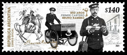 Argentina 2021 First Postman - 250 Years MNH Stamp - Ungebraucht