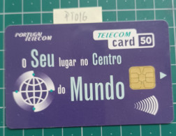 PORTUGAL PHONECARD USED PT016 O SEU LUGAR... - Portugal