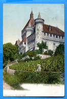 FEL1640, Château De Vufflens, Animée, Phototypie, Circulée 1906 - Vufflens-le-Château