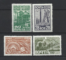 Russia 1929 Industry.Y.T. 444/447 * - Unused Stamps