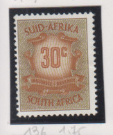 Zuid-Afrika Fiskale Zegel(revenue) Cat. J Barefoot: Revenue Jaar 1968 Nr 136 - Autres & Non Classés