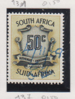 Zuid-Afrika Fiskale Zegel(revenue) Cat. J Barefoot: Revenue Jaar 1968 Nr 137 - Autres & Non Classés