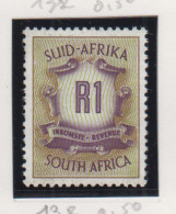 Zuid-Afrika Fiskale Zegel(revenue) Cat. J Barefoot: Revenue Jaar 1968 Nr 138 - Autres & Non Classés