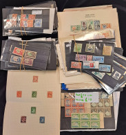 BRITISH COMMONWEALTH Accumulation On Cards, Pages Or In Packets, A Wonderfully Random Assortment Of Sets, Part Sets & Od - Otros & Sin Clasificación