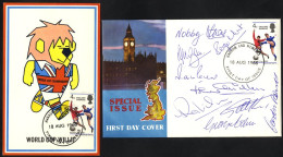 FOOTBALL 1966 World Cup England Winners FDC Signed By Nine Of The Winning Team (excl. Bobby Charlton & Bobby Moore) Acco - Otros & Sin Clasificación