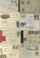 REGISTERED/EXPRESS MAIL Interesting Selection Of Chiefly Early To Mid-period Items Incl. Austria, Germany, Monaco, Switz - Andere & Zonder Classificatie