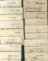EUROPE 1801-06 Pre Stamp Mail To Cognac, France Bearing S/line Marks Of HOLLANDE,D/HOLLANDE/HAMBURG Or R.P HAMBURG, Fine - Sonstige & Ohne Zuordnung