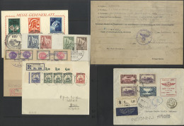 RANGE OF COVERS In A Packet With Various European & Asian Commercial (and Cards), A Few French Colonies, Russia Etc, Ber - Sonstige & Ohne Zuordnung