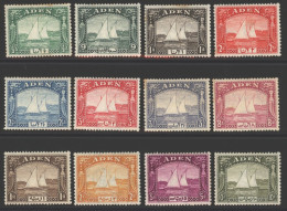 1937 Dhow Set To 10r, M (some Tone Spots Incl. On 10r), The 5r Is The Scarce Aniline Purple Shade, SG.1/11a, 12, Cat £15 - Autres & Non Classés