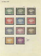 1937-49 M Collection Incl. 1937 Dhows To 5r Aniline, SG.11a (Cat. £855), 1939-48 Set To 10r UM, Rest M, With ½a Shade (2 - Other & Unclassified