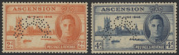 1946 Victory Set Perf SPECIMEN, Unused, SG.48s/9s, Cat. £450 (2) - Sonstige & Ohne Zuordnung