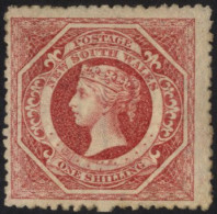 1862-72 1s Carmine P.13, M (centred Slightly Low To Left), SG.169, Cat. £375 (1) - Sonstige & Ohne Zuordnung
